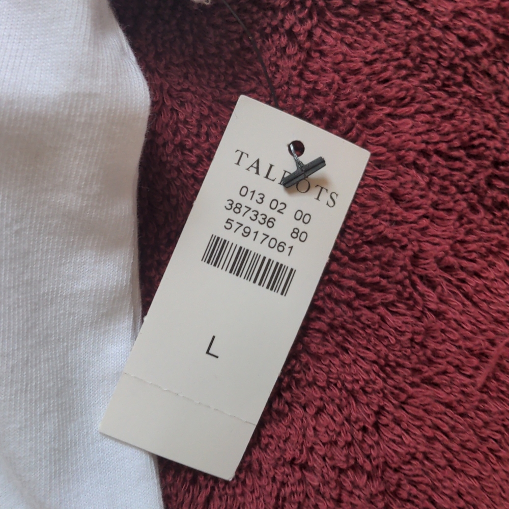 Talbots high-low tee with charming flag graphic - NWT - Picture 5 of 7